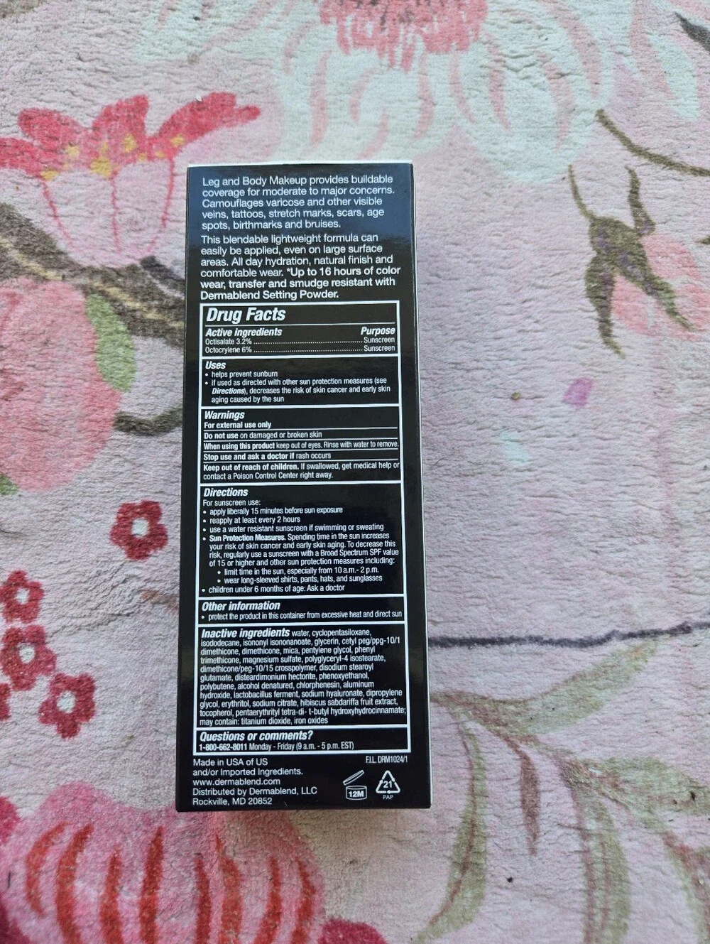 Dermablend Black Packaging Leg & Body Makeup - Cream Shade